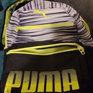 PUMA Black and Yellow Men's Backpack